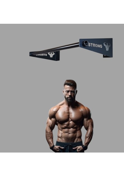 Barfiks Aleti-Barfiks Demiri -Barfiks Çubuğu (Antrasit Gri)