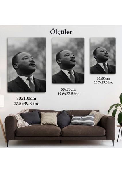 - Martin Luther King Dekoratif Kanvas Duvar TABLOSU-6374 indirimleri