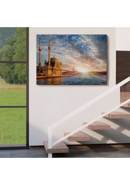 - Ortaköy Camii ve Boğaziçi Köprüsü Manzarası Dekoratif Kanvas TABLO-6504 fırsatları