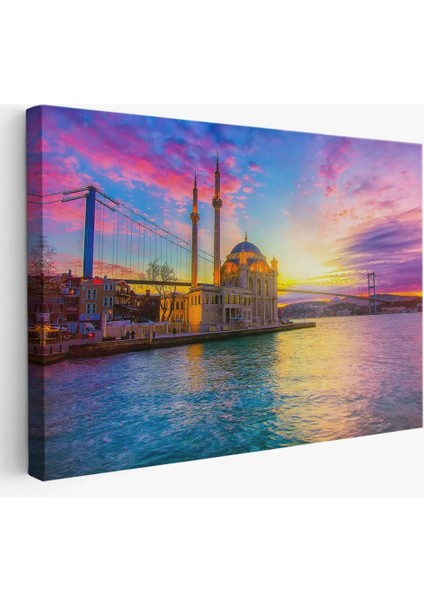 - Ortaköy Camii ve Boğaziçi Köprüsü Manzarası Dekoratif Kanvas TABLO-6508 fiyatları