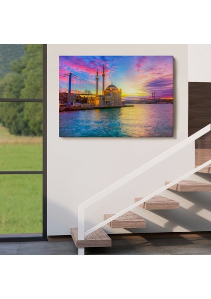 - Ortaköy Camii ve Boğaziçi Köprüsü Manzarası Dekoratif Kanvas TABLO-6508 fırsatları