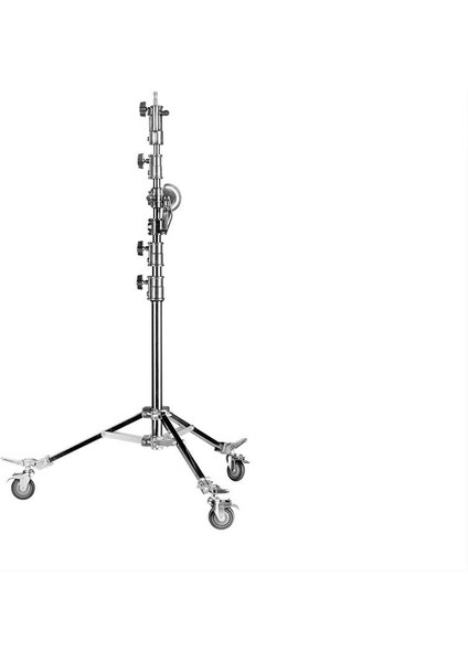 Jınbeı M-6 2-In-1 Profesyonel Fonksiyonel Krom Işık Standı