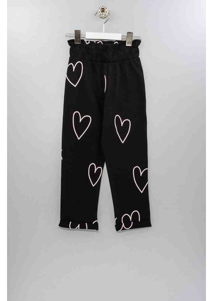 Kalpli Kız Çocuk Takım Siyah modelleri