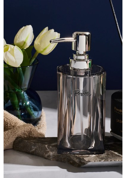 Lüx Cam Acrylic Kristal Füme Sıvı Sabunluk modelleri
