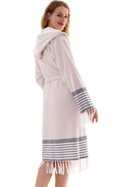 Iç Kısmı Havlulu Pamuk Bornoz Unisex Yüksek Su Emici (S/m/l/xl/xxl/3xl)