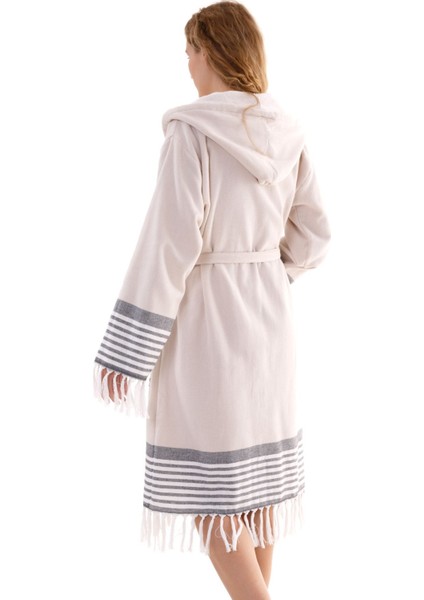 Iç Kısmı Havlulu Pamuk Bornoz Unisex Yüksek Su Emici (S/m/l/xl/xxl/3xl)