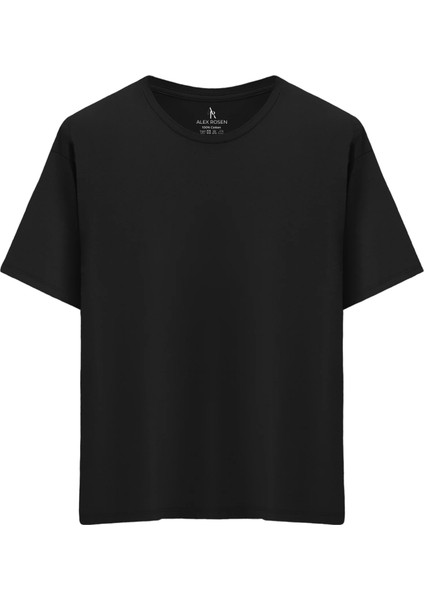 Siyah Unisex Oversize Tişört