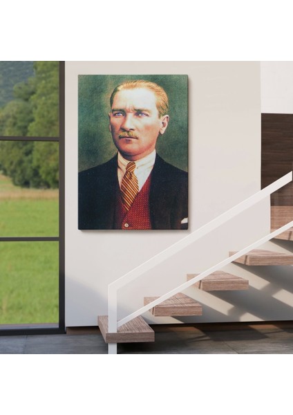 - Atatürk Portre Tablosu Mustafa Kemal Atatürk Dikdörtgen Dekoratif Kanvas Tablo-Cs-69 fırsatları