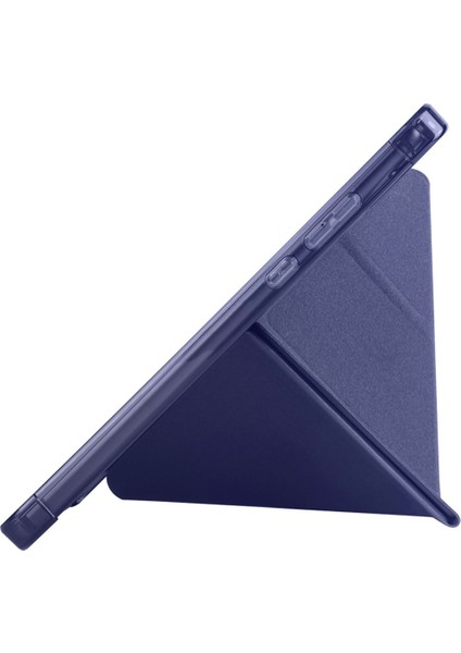 Honor Pad X9 ile Uyumlu 11.5 Inç Kılıf Üçgen Standlı Kalem Bölmeli Tablet Kılıfı