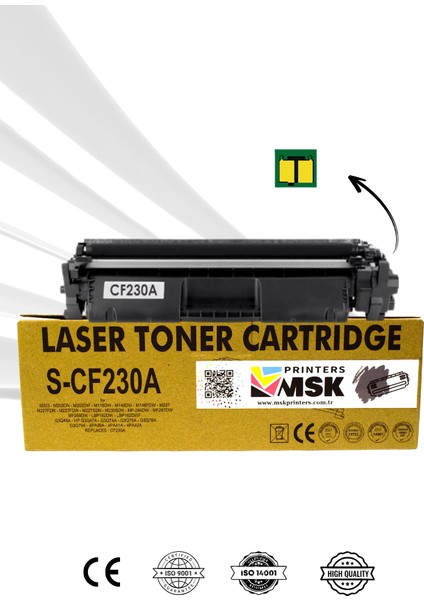 Hp CF230A (30A) Muadil Siyah Toner