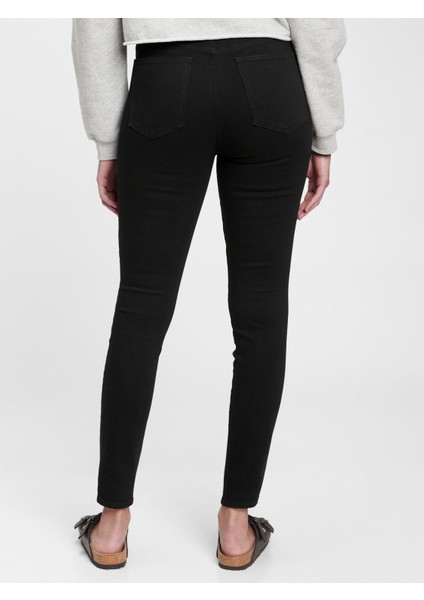 Kadın Siyah High Rise True Skinny Washwell™ Jean Pantolon fiyatları