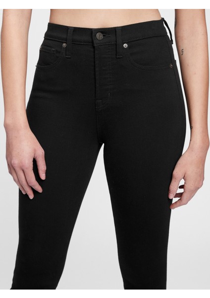 Kadın Siyah High Rise True Skinny Washwell™ Jean Pantolon modelleri