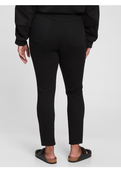 Kadın Siyah High Rise True Skinny Washwell™ Jean Pantolon indirimleri