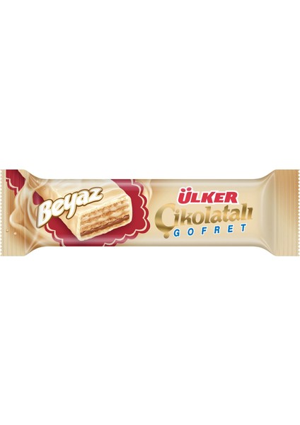 Çikolata Gofret Beyaz 35 gr x6 Paket