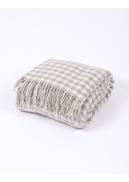 Pamuklu Battaniye Saçaklı Damalı Desen Çift Kişilik 180 x 220 cm fırsatları