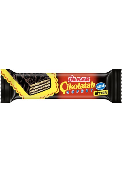Çikolatalı Gofret Bitter 36 gr x6 Paket