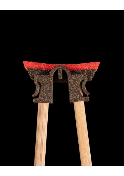 2 Adet Torii Gate Chopstick Yardımcı Aparatı - Yeniden Kullanılabilir Chopstick Tutucu