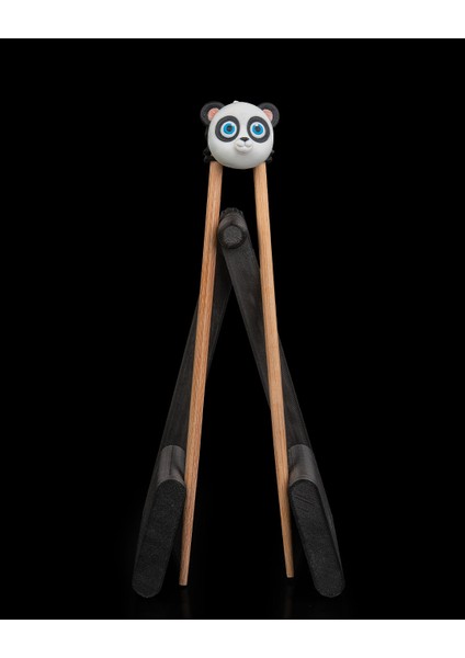 2 Adet Panda Chopstick Yardımcı Aparatı - Yeniden Kullanılabilir Chopstick Tutucu
