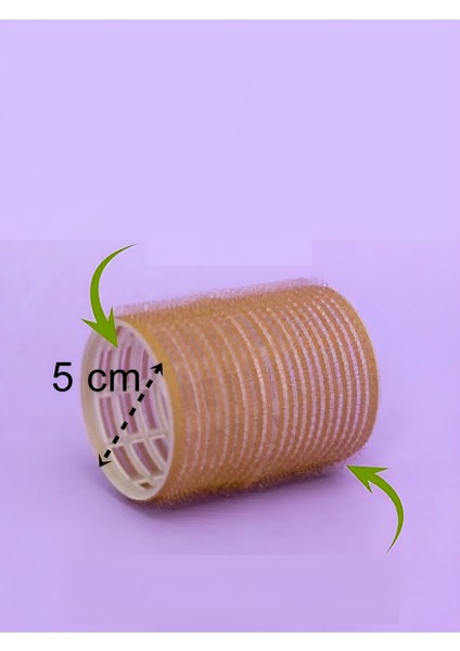 5 Cm Bigudi Isısız Saç Şekillendirme Doğal Bukle Bigudisi Profesyonel 12 ADET 721377 indirimleri