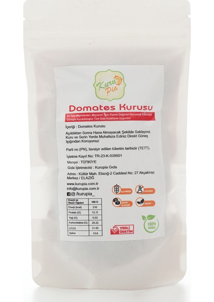 Domates Kurusu 100 gr