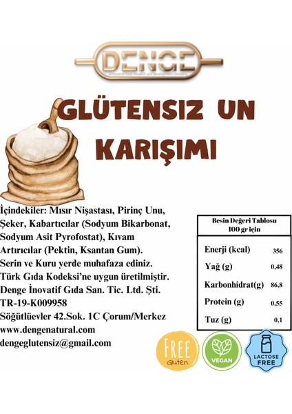 Denge Glutensiz Maestro Glütensiz Un Karışımı indirimleri
