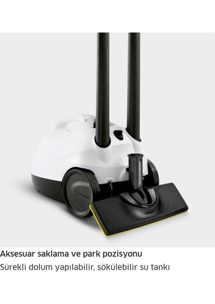 Kärcher Buharlı Hijyenik Temizlik Toplam 21 Parça Sc 2 Easyfix Full-Set-Yün&hav Makinesi Hediyeli