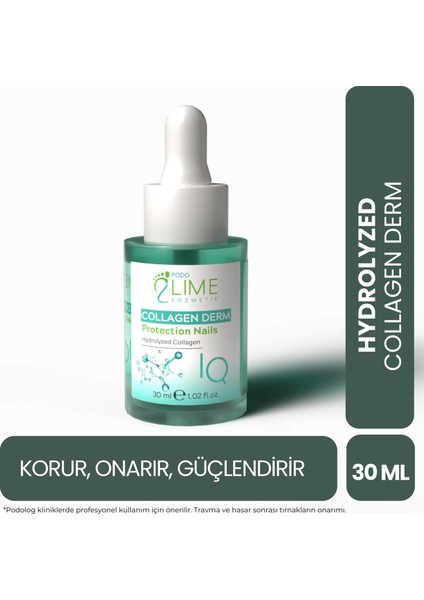 Collagen Derm IQ Cildiniz ve Tırnaklarınız İçin Kolajen Desteği! - Besleyici , Onarıcı ,Koruyucu (30 ml)