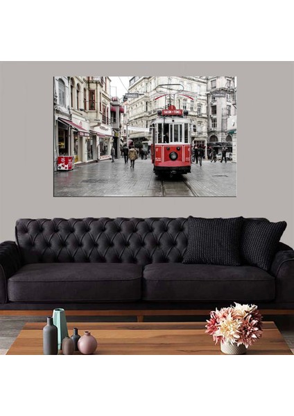 Marsilyan- Dekoratif Baskı Beyoğlu Kanvas Tablo