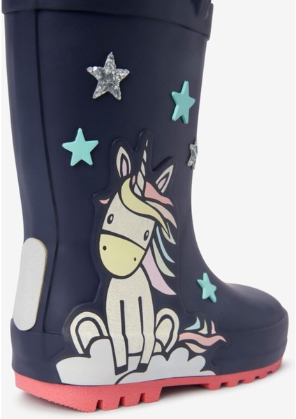 Lacivert Unicorn Yağmur Çizmesi fırsatları