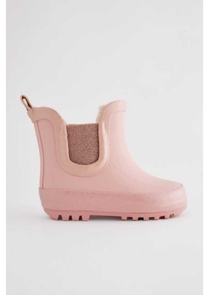 Pembe Su Geçirmez Yağmur Çizmesi / Bot