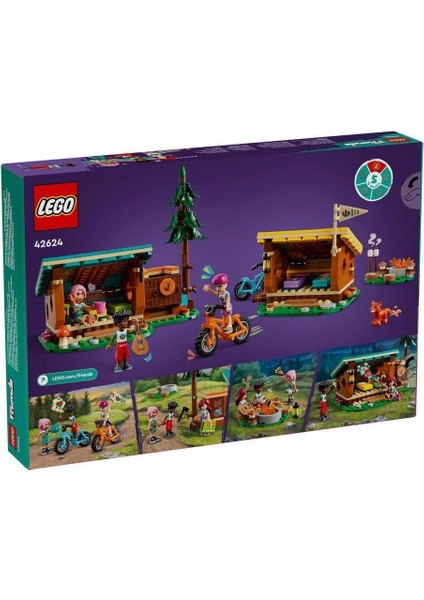42624 LEGO Friends Macera Kampı Şirin Kulübeler 437 Parça +7 Yaş