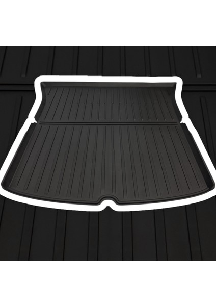 Tesla Model Y Fit Kalıp Premium Ön ve Arka Bagaj Tpe 3D Havuzlu Paspas Seti (Enjeksiyon Teknolojili) Yeni Paspas