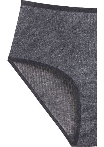 4'lü Yeni Seri Renkli Yüksek Bel Fitilli Ribana Bato Külot Gri Pudra Şeftali Yeşil fırsatları