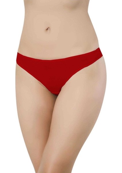 6 Adet Likralı Kadın Slip Külot Leopar Kırmızı Gri modelleri