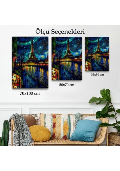 - Paris Eyfel Kulesi Van Gogh Tarzı Yıldızlı Geceler TABLO-7675 modelleri