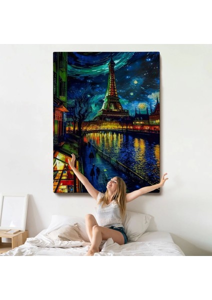 - Paris Eyfel Kulesi Van Gogh Tarzı Yıldızlı Geceler TABLO-7675 indirimleri