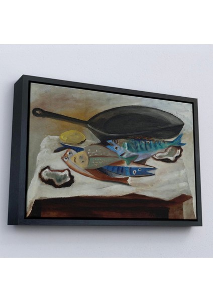 - Çerçeveli Picasso-Balık ve Kızartma Tavası TABLO-7102