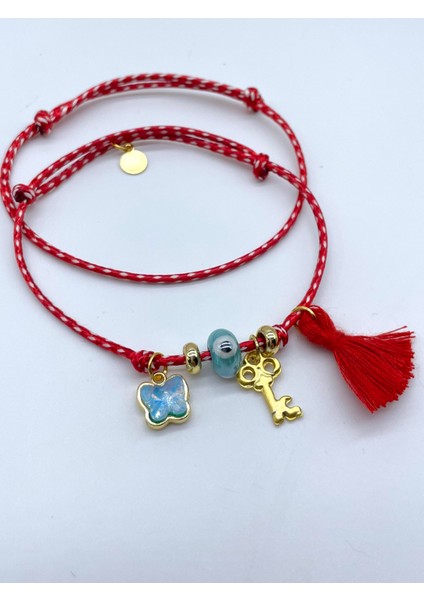 Hediyelik 2’li Lüks Kartlı Jelatinli Marteniçka Dilek Bilekliği Mart Ipi Seti fiyatları