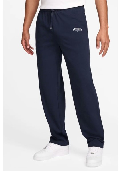 Erkek Regular Fit New York Baskılı Ince Eşofman Altı SPR25EA01