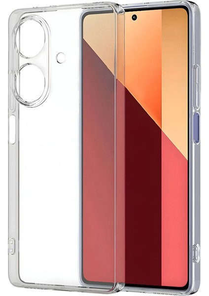 Realme Note 60 Kılıf Kamera Korumalı Silikon Şeffaf Kapak