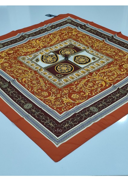 Labutik Versace Model Tivil Eşarp Kiremit fiyatları