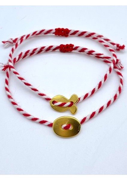 Hediyelik 2’li Lüks Kartlı Jelatinli Marteniçka Dilek Bilekliği Mart Ipi Seti fiyatları