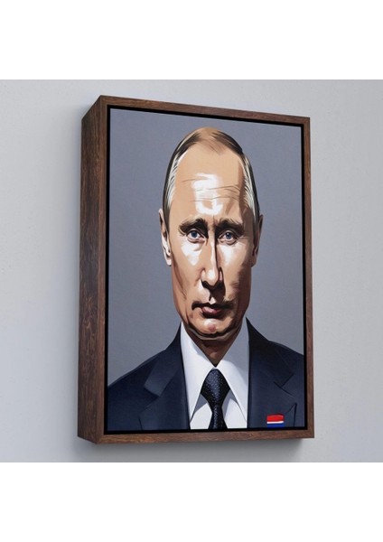 - Çerçeveli Vladimir Putin Rusya Devlet Başkanı TABLO-7737 fiyatları