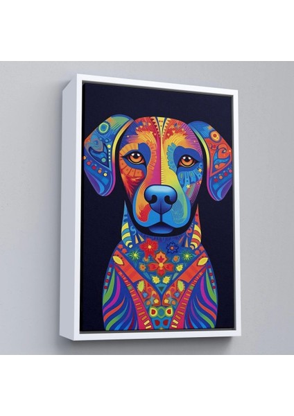 - Çerçeveli Mandala Renkli Köpek TABLO-7545 fırsatları