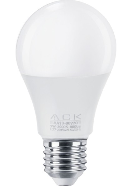 LED Ampul 12W E27 A60 4000K Ack