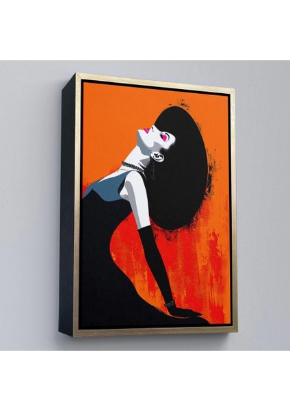- Çerçeveli Güzel Soyut Kadın TABLO-7655
