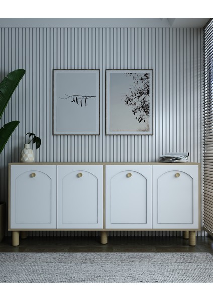 SİMPLECT(KX180) Bohem Konsol Safirmeşe-Beyaz