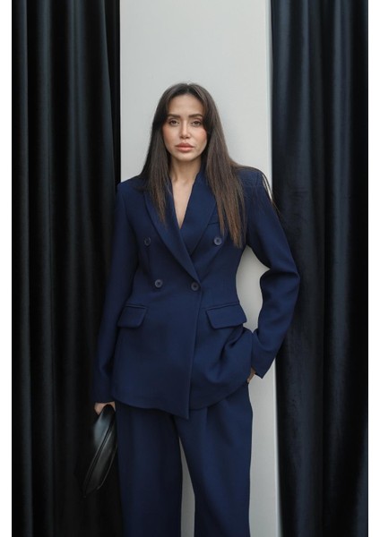 Lacivert Premium Blazer Ceket Pantolon Takım modelleri