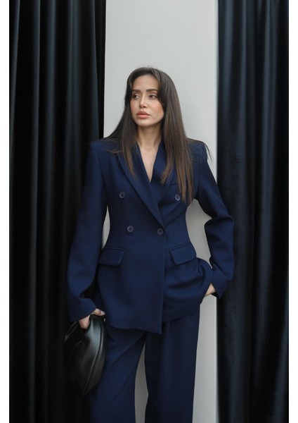 Lacivert Premium Blazer Ceket Pantolon Takım fırsatları