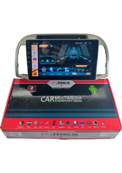Nissan Micra 2002-2010 Fimex 2-64 Dspli Pro Oem Multimedia